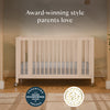 M30880NX,Babyletto,Rolli 9-in-1 Convertible All-Stages® Crib w/ Bassinet & Toddler Bed Kits in Washed Natural