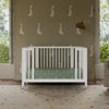 M30880W,Babyletto,Rolli 9-in-1 Convertible All-Stages® Crib w/ Bassinet & Toddler Bed Kits in White