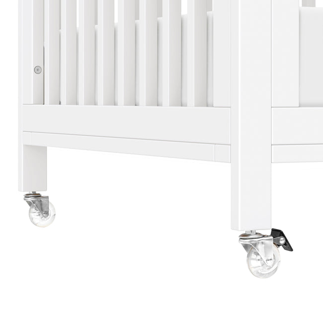 M30880W,Babyletto,Rolli 9-in-1 Convertible All-Stages® Crib w/ Bassinet & Toddler Bed Kits in White