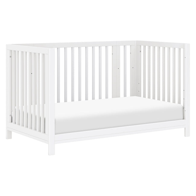 M30880W,Babyletto,Rolli 9-in-1 Convertible All-Stages® Crib w/ Bassinet & Toddler Bed Kits in White