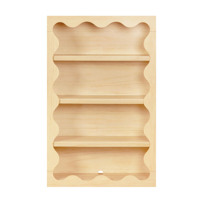 M31111BD,Babyletto Kids,Lido Wave Bookcase in Blonde