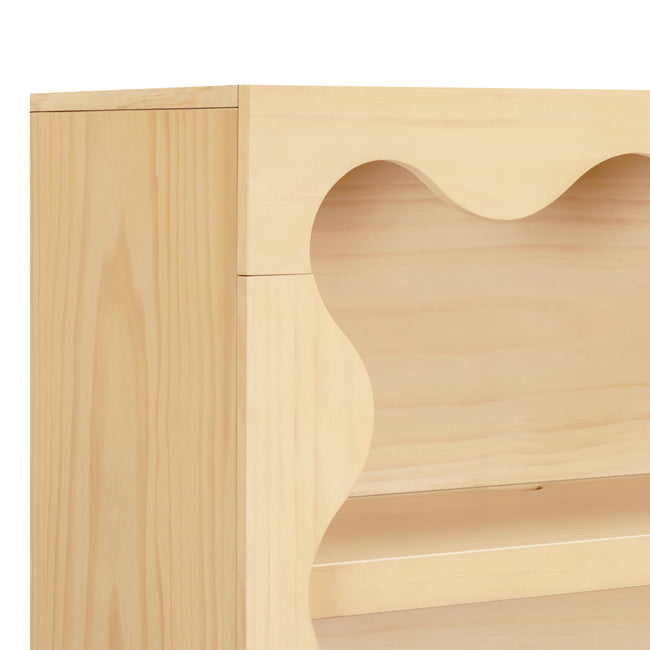 M31111BD,Babyletto Kids,Lido Wave Bookcase in Blonde