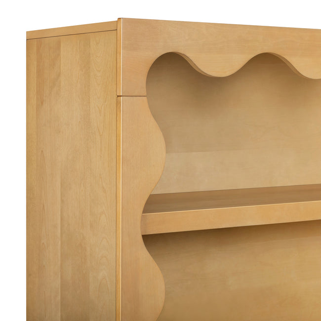 M31111HY,Babyletto Kids,Lido Wave Bookcase in Honey