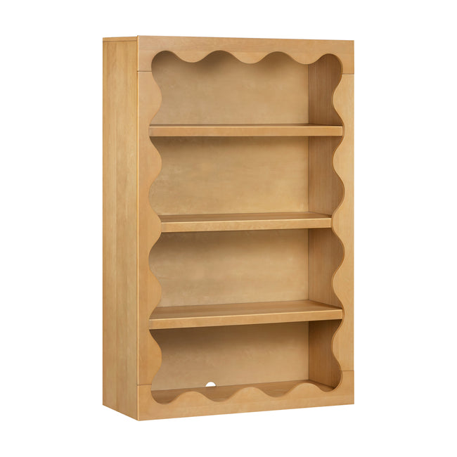 M31111HY,Babyletto Kids,Lido Wave Bookcase in Honey