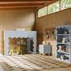 M31111PB,Babyletto Kids,Lido Wave Bookcase in Powder Blue