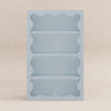 M31111PB,Babyletto Kids,Lido Wave Bookcase in Powder Blue