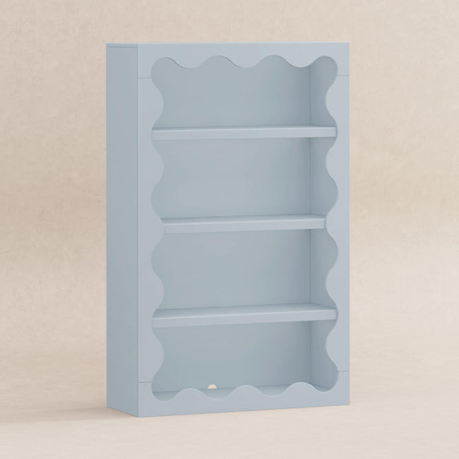M31111PB,Babyletto Kids,Lido Wave Bookcase in Powder Blue