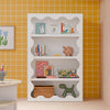 M31111W,Babyletto Kids,Lido Wave Bookcase in White