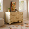 M31116BD,Babyletto Kids,Lido Wave 6-Drawer Assembled Dresser in Blonde