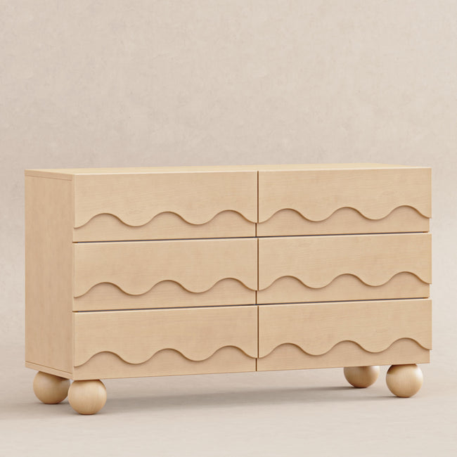 M31116BD,Babyletto Kids,Lido Wave 6-Drawer Assembled Dresser in Blonde