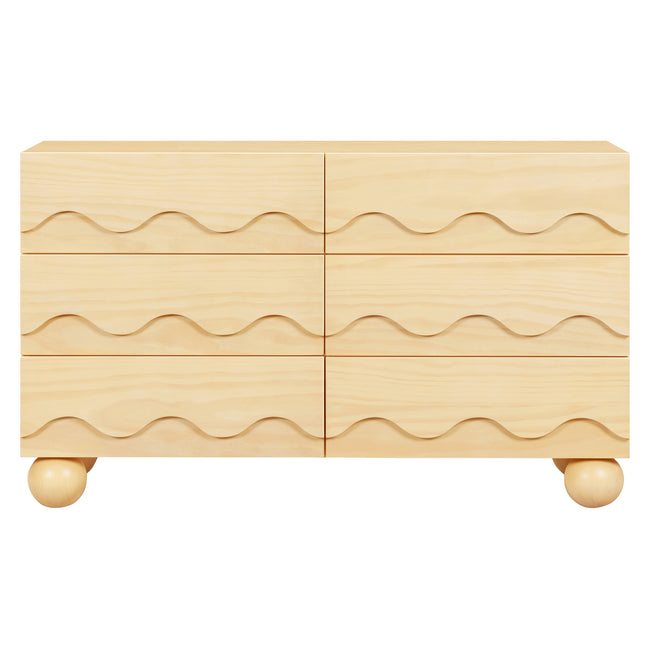 M31116BD,Babyletto Kids,Lido Wave 6-Drawer Assembled Dresser in Blonde