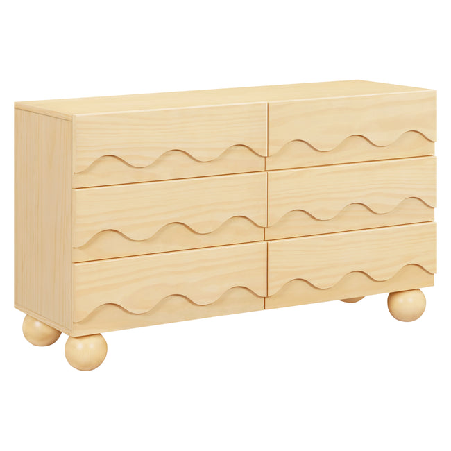M31116BD,Babyletto Kids,Lido Wave 6-Drawer Assembled Dresser in Blonde