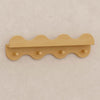 M31125HY,Babyletto Kids,Lido Wave Book Shelf with Hooks in Honey