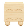 M31160BD,Babyletto Kids,Lido Wave Nightstand in Blonde