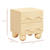 M31160BD,Babyletto Kids,Lido Wave Nightstand in Blonde