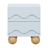 M31160PBHY,Babyletto Kids,Lido Wave Nightstand in Powder Blue and Honey