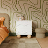 M31160WHY,Babyletto Kids,Lido Wave Nightstand in White and Honey