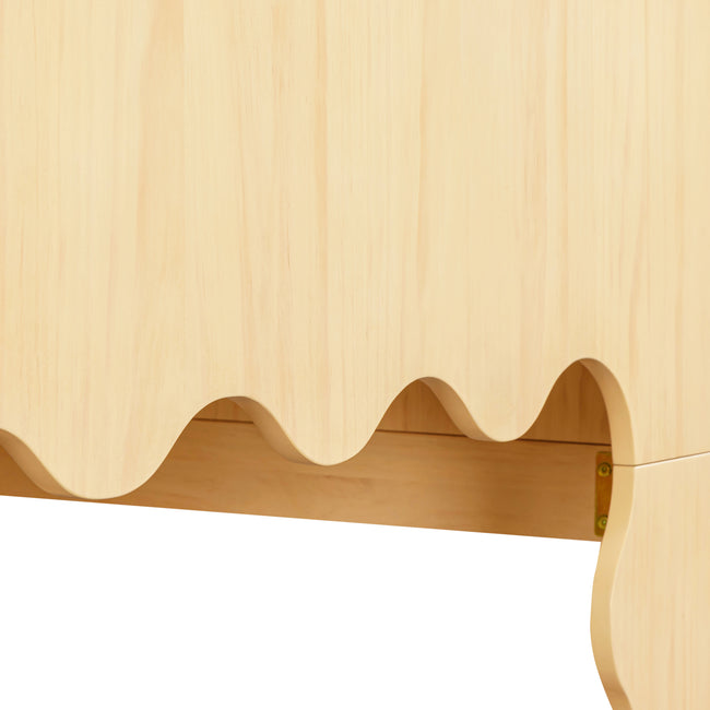 M31171BD,Babyletto Kids,Lido Wave Low Loft Twin Bed in Blonde