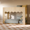 M31171BD,Babyletto Kids,Lido Wave Low Loft Twin Bed in Blonde