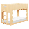 M31171BD,Babyletto Kids,Lido Wave Low Loft Twin Bed in Blonde