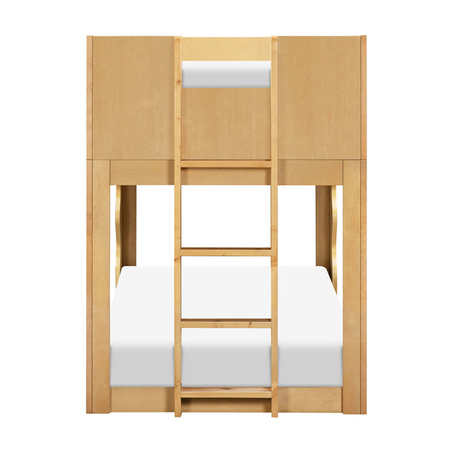 M31171HY,Babyletto Kids,Lido Wave Low Loft Twin Bed in Honey