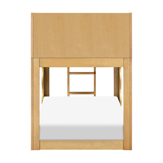 M31171HY,Babyletto Kids,Lido Wave Low Loft Twin Bed in Honey