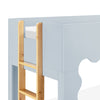 M31171PBHY,Babyletto Kids,Lido Wave Low Loft Twin Bed in Powder Blue and Honey