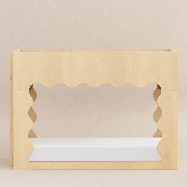 M31194BD,Babyletto Kids,Lido Wave Convertible Bunk Bed in Blonde