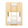 M31194BD,Babyletto Kids,Lido Wave Convertible Bunk Bed in Blonde