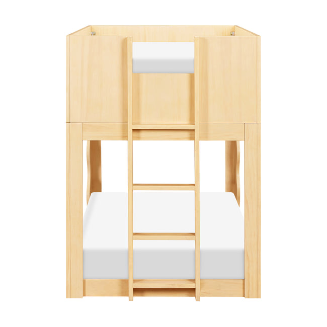 M31194BD,Babyletto Kids,Lido Wave Convertible Bunk Bed in Blonde