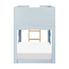 M31194PBHY,Babyletto Kids,Lido Wave Convertible Bunk Bed in Powder Blue and Honey