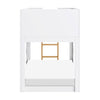 M31194WHY,Babyletto Kids,Lido Wave Convertible Bunk Bed in White and Honey