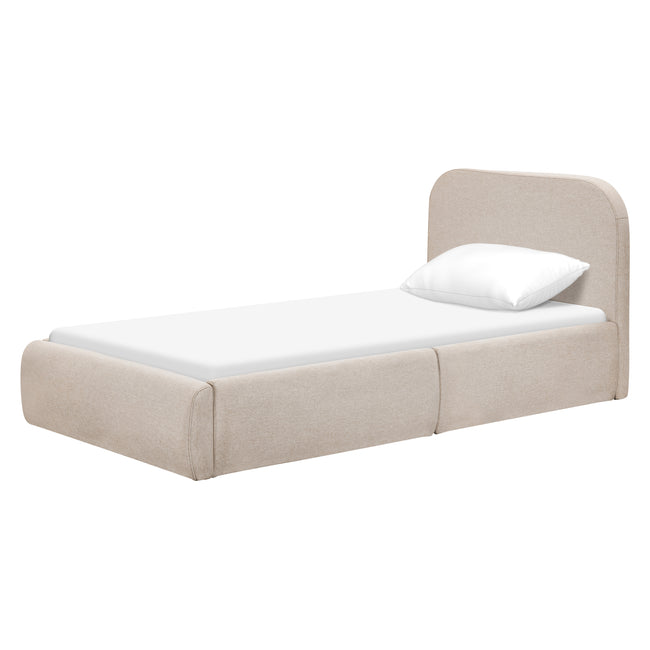 M31269PBEW,Babyletto Kids,Nara Twin Bed in Performance Beach Eco-Weave
