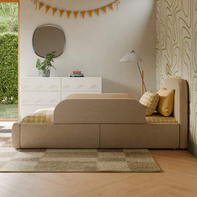 M31269PBEW,Babyletto Kids,Nara Twin Bed in Performance Beach Eco-Weave