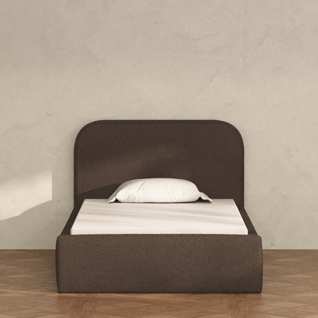 M31269PCB,Babyletto Kids,Nara Twin Bed in Performance Cocoa Boucle