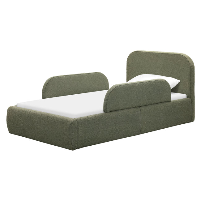 M31269POB,Babyletto Kids,Nara Twin Bed in Performance Olive Boucle