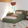 M31269POB,Babyletto Kids,Nara Twin Bed in Performance Olive Boucle