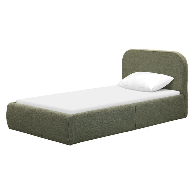 M31269POB,Babyletto Kids,Nara Twin Bed in Performance Olive Boucle