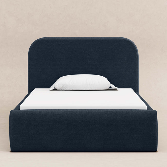 M31269PVET,Babyletto Kids,Nara Twin Bed in Performance Navy Eco-Twill