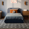 M31269PVET,Babyletto Kids,Nara Twin Bed in Performance Navy Eco-Twill