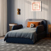 M31269PVET,Babyletto Kids,Nara Twin Bed in Performance Navy Eco-Twill
