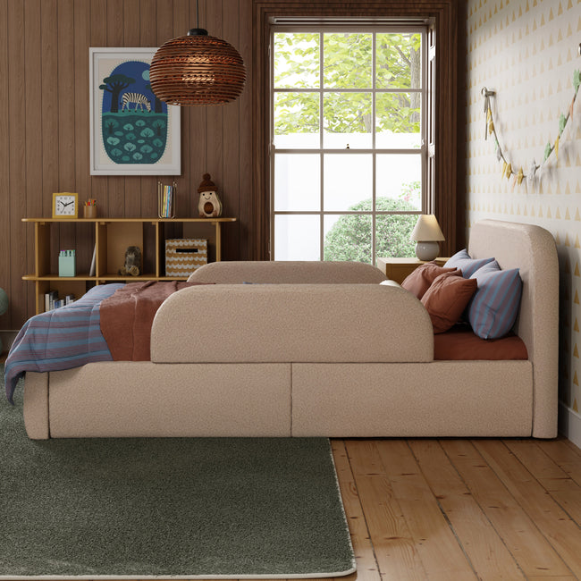 M31296CSG,Babyletto Kids,Nara Full Bed in Chai Shearling