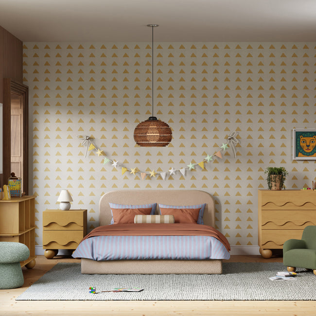 M31296CSG,Babyletto Kids,Nara Full Bed in Chai Shearling