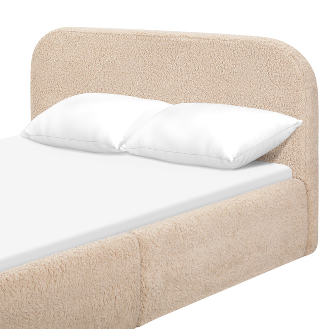 M31296CSG,Babyletto Kids,Nara Full Bed in Chai Shearling