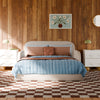 M31296PBEW,Babyletto Kids,Nara Full Bed in Performance Beach Eco-Weave