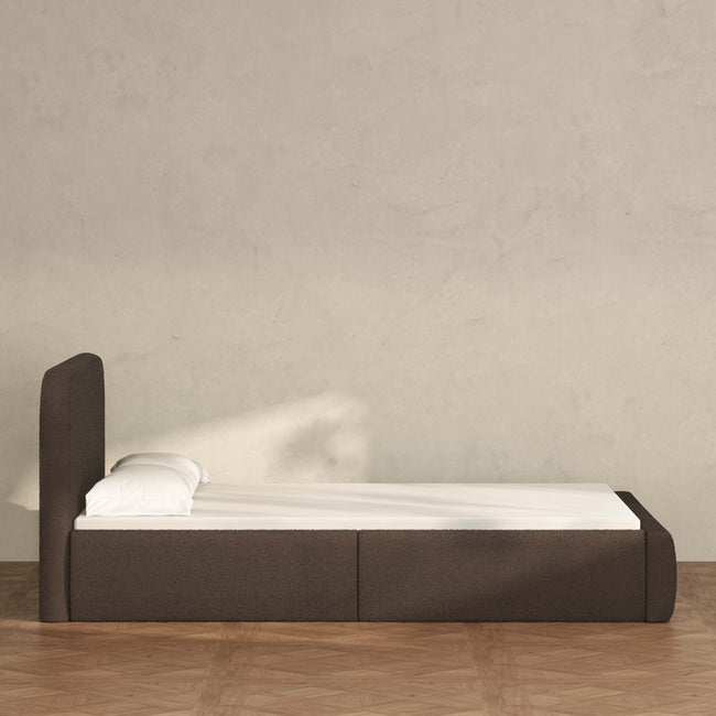 M31296PCB,Babyletto Kids,Nara Full Bed in Performance Cocoa Boucle