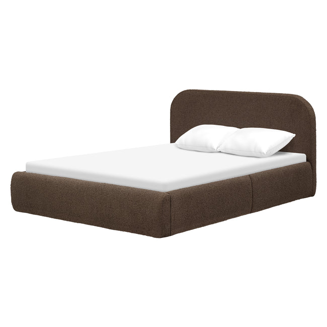 M31296PCB,Babyletto Kids,Nara Full Bed in Performance Cocoa Boucle