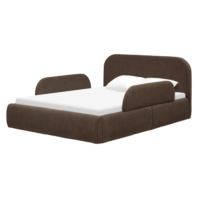 M31296PCB,Babyletto Kids,Nara Full Bed in Performance Cocoa Boucle