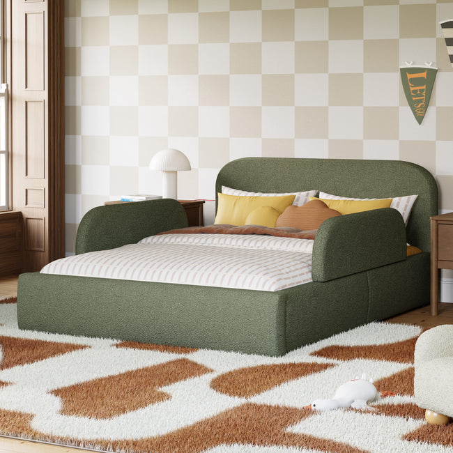 M31296POB,Babyletto Kids,Nara Full Bed in Performance Olive Boucle