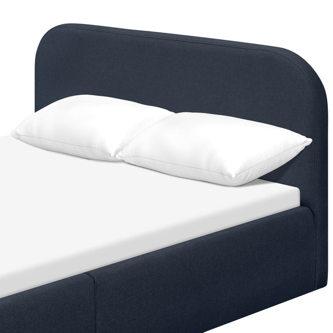 M31296PVET,Babyletto Kids,Nara Full Bed in Performance Navy Eco-Twill